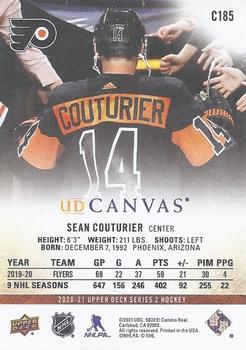 2020-21 Upper Deck - UD Canvas #C185 Sean Couturier Back