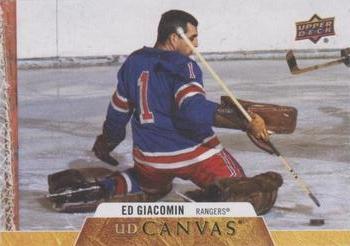 2020-21 Upper Deck - UD Canvas #C255 Ed Giacomin Front