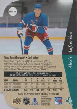 2020-21 Upper Deck - 1994-95 Rookie Tribute Die Cuts #RDT-11 Alexis Lafreniere Back