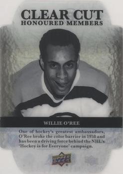 2020-21 Upper Deck - Clear Cut Honoured Members #HOF-94 Willie O'Ree Front