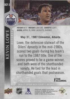 2020-21 Upper Deck - Day With The Cup Flashbacks #DCF-3 Kevin Lowe Back