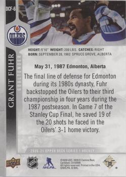 2020-21 Upper Deck - Day With The Cup Flashbacks #DCF-6 Grant Fuhr Back