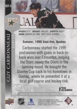 2020-21 Upper Deck - Day With The Cup Flashbacks #DCF-6 Guy Carbonneau Back