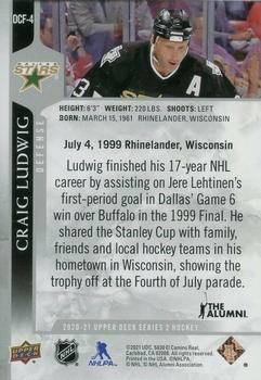 2020-21 Upper Deck - Day With The Cup Flashbacks #DCF-4 Craig Ludwig Back