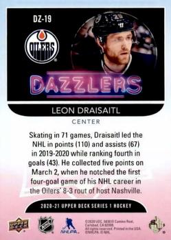 2020-21 Upper Deck - Dazzlers #DZ-19 Leon Draisaitl Back