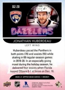 2020-21 Upper Deck - Dazzlers #DZ-20 Jonathan Huberdeau Back
