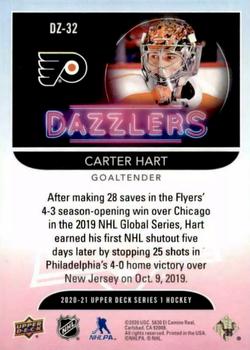 2020-21 Upper Deck - Dazzlers #DZ-32 Carter Hart Back