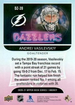 2020-21 Upper Deck - Dazzlers #DZ-39 Andrei Vasilevskiy Back