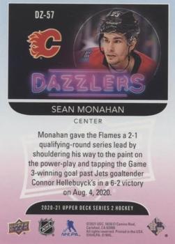 2020-21 Upper Deck - Dazzlers #DZ-57 Sean Monahan Back
