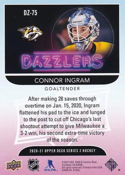 2020-21 Upper Deck - Dazzlers #DZ-75 Connor Ingram Back