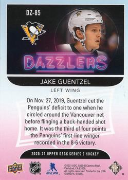 2020-21 Upper Deck - Dazzlers #DZ-85 Jake Guentzel Back