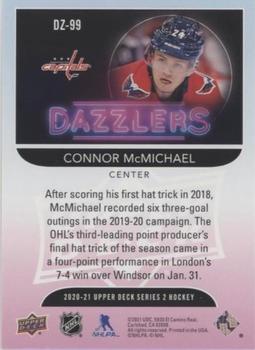 2020-21 Upper Deck - Dazzlers #DZ-99 Connor McMichael Back
