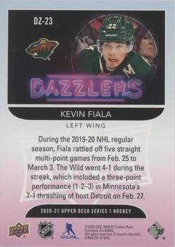 2020-21 Upper Deck - Dazzlers Pink #DZ-23 Kevin Fiala Back
