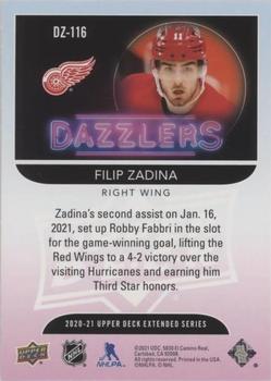 2020-21 Upper Deck - Dazzlers Pink #DZ-116 Filip Zadina Back