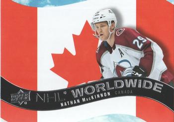 2020-21 Upper Deck - NHL Worldwide #WW-3 Nathan MacKinnon Front