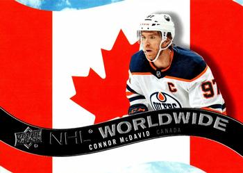 2020-21 Upper Deck - NHL Worldwide #WW-7 Connor McDavid Front