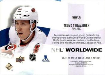 2020-21 Upper Deck - NHL Worldwide #WW-9 Teuvo Teravainen Back