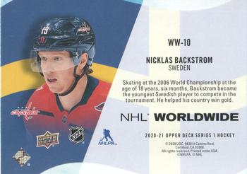 2020-21 Upper Deck - NHL Worldwide #WW-10 Nicklas Backstrom Back
