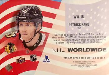 2020-21 Upper Deck - NHL Worldwide #WW-16 Patrick Kane Back