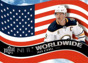 2020-21 Upper Deck - NHL Worldwide #WW-21 Jack Eichel Front