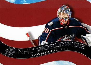 2020-21 Upper Deck - NHL Worldwide #WW-24 Elvis Merzlikins Front