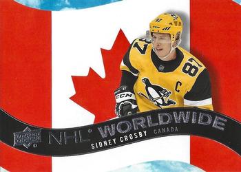 2020-21 Upper Deck - NHL Worldwide #WW-25 Sidney Crosby Front