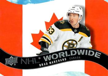2020-21 Upper Deck - NHL Worldwide #WW-29 Brad Marchand Front