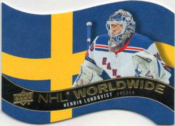 2020-21 Upper Deck - NHL Worldwide Die Cuts #WW-23 Henrik Lundqvist Front