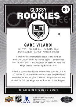 2020-21 Upper Deck - O-Pee-Chee Glossy Rookies #R-1 Gabe Vilardi Back