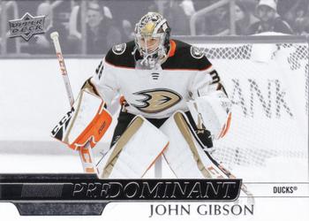 2020-21 Upper Deck - Predominant #PR-21 John Gibson Front