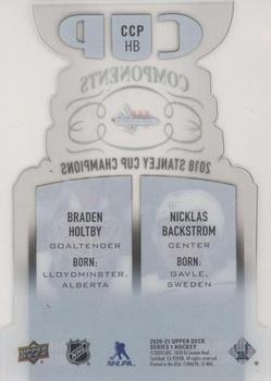 2020-21 Upper Deck - Cup Components #CCP-HB Nicklas Backstrom / Braden Holtby Back