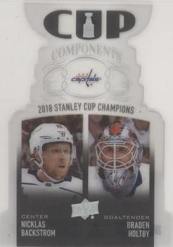 2020-21 Upper Deck - Cup Components #CCP-HB Nicklas Backstrom / Braden Holtby Front