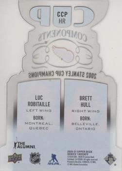 2020-21 Upper Deck - Cup Components #CCP-HR Brett Hull / Luc Robitaille Back