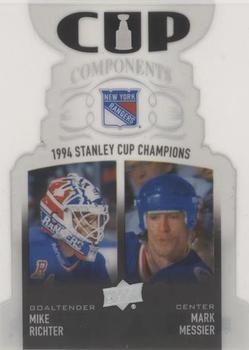 2020-21 Upper Deck - Cup Components #CCP-MR Mike Richter / Mark Messier Front