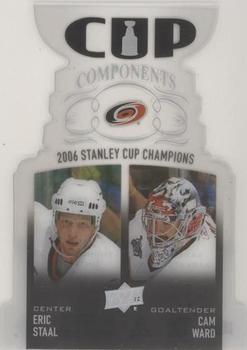 2020-21 Upper Deck - Cup Components #CCP-SW Eric Staal / Cam Ward Front
