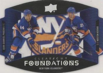 2020-21 Upper Deck - Clear Cut Foundations Duos #CCF-NP Jean-Gabriel Pageau / Brock Nelson Front