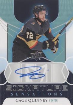 2020-21 Upper Deck - Signature Sensations #SS-GQ Gage Quinney Front