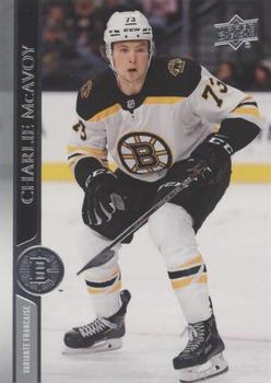 2020-21 Upper Deck - French #16 Charlie McAvoy Front