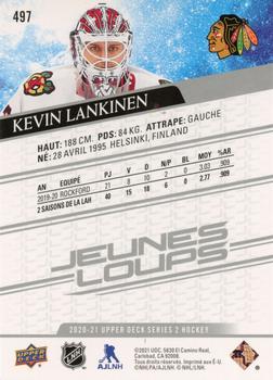 2020-21 Upper Deck - French #497 Kevin Lankinen Back