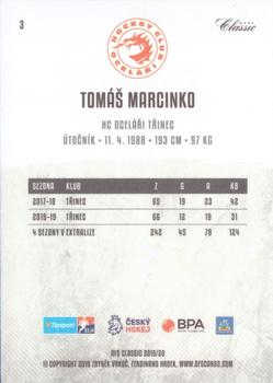 2019-20 OFS Classic #3 Tomas Marcinko Back