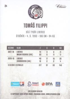 2019-20 OFS Classic #24 Tomas Filippi Back