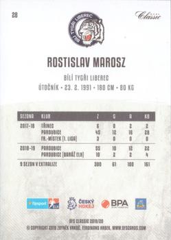 2019-20 OFS Classic #28 Rostislav Marosz Back