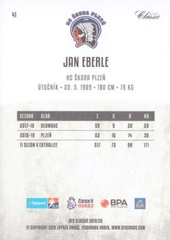 2019-20 OFS Classic #41 Jan Eberle Back