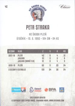 2019-20 OFS Classic #42 Petr Straka Back