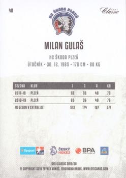 2019-20 OFS Classic #48 Milan Gulas Back