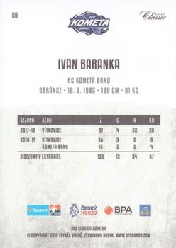 2019-20 OFS Classic #59 Ivan Baranka Back