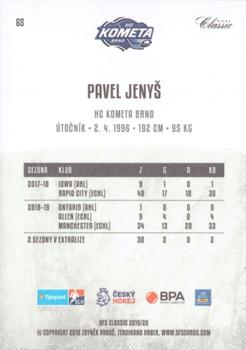 2019-20 OFS Classic #65 Pavel Jenys Back