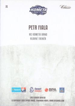 2019-20 OFS Classic #72 Petr Fiala Back