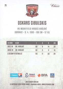 2019-20 OFS Classic #79 Oskars Cibulskis Back