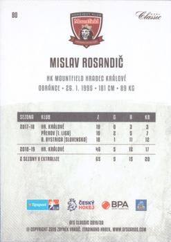 2019-20 OFS Classic #80 Mislav Rosandic Back